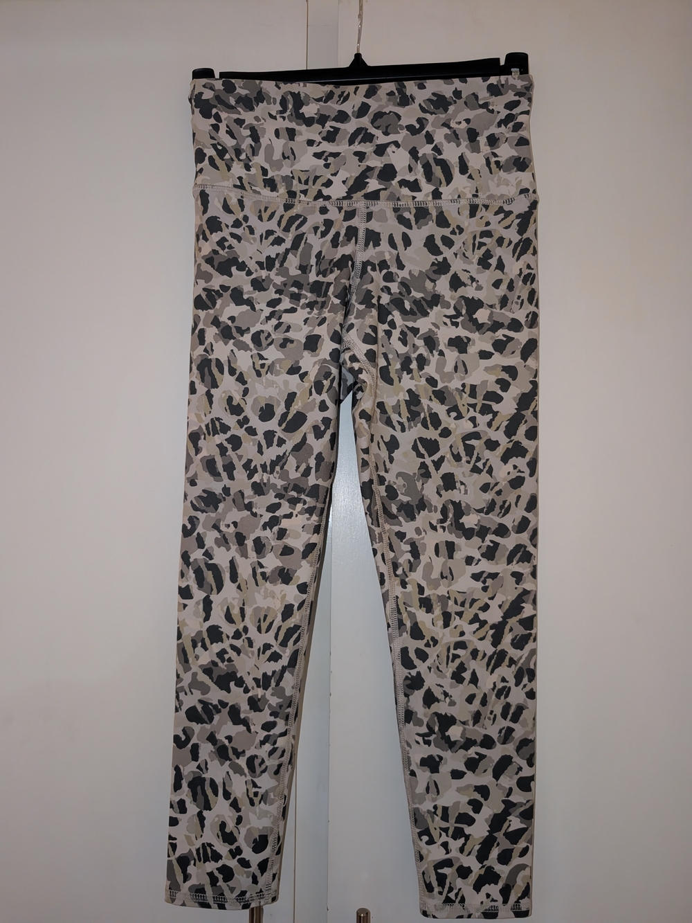 Evolution and Creation Beige and Gray Animal Print Jeggings